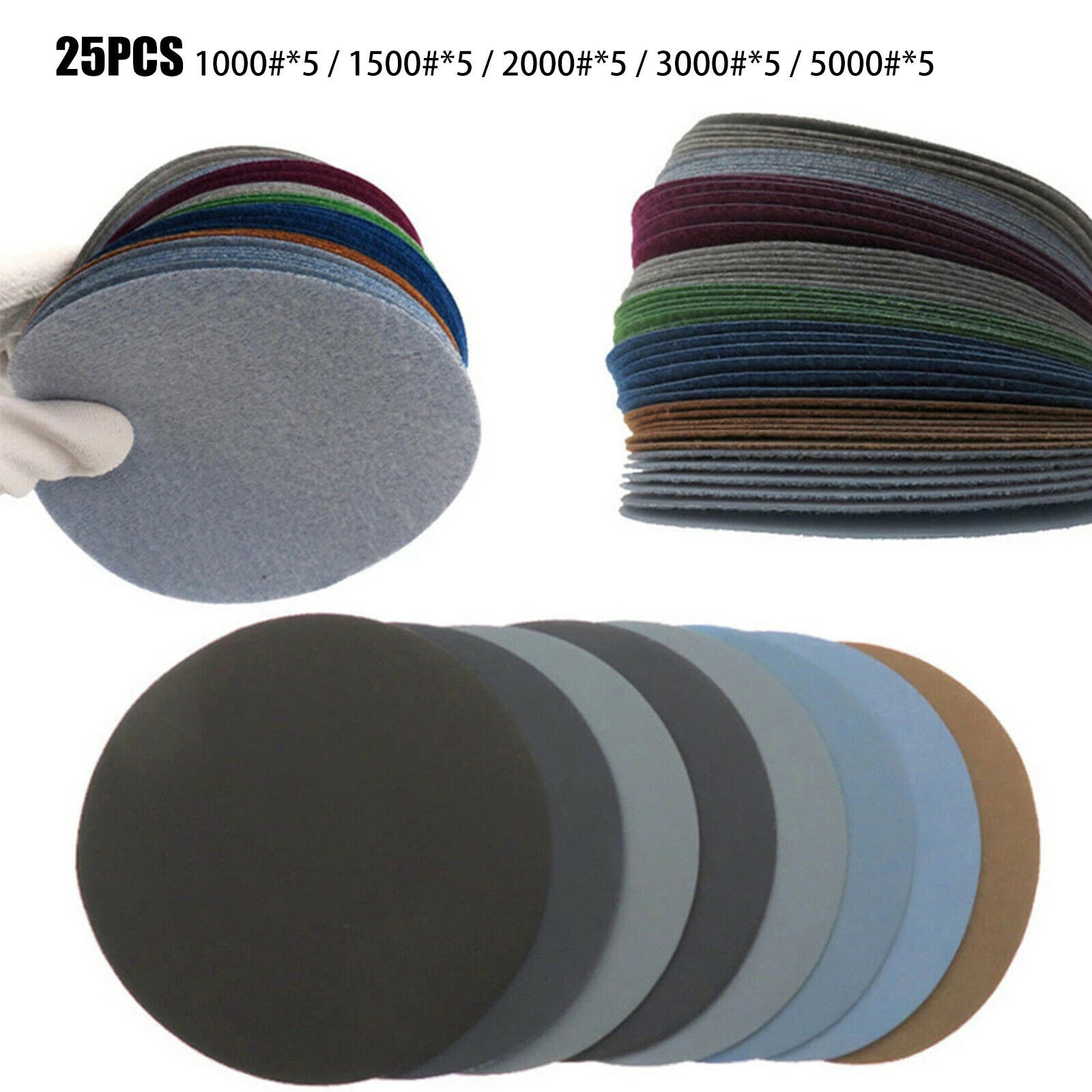 Orbital Polisher Da - 25 Paket 3 Disc Amplas Basah
