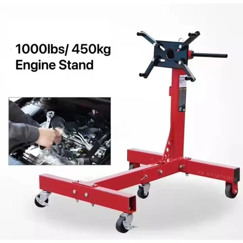 Penyangga Mesin Hidrolik Putar - Engine Stand Heavy Duty ulasan dan harga