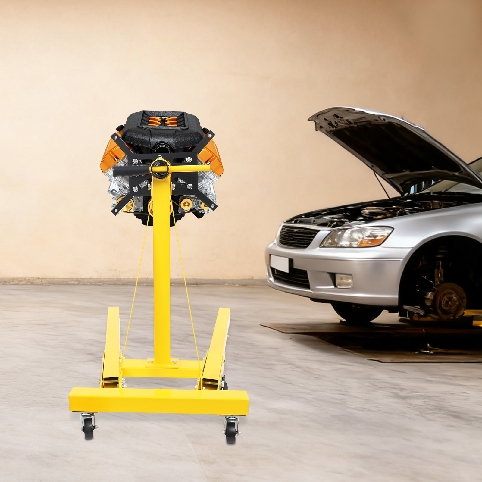 Dudukan Mesin 2000 LB, Penyang - Engine Stand Heavy Duty ulasan dan harga